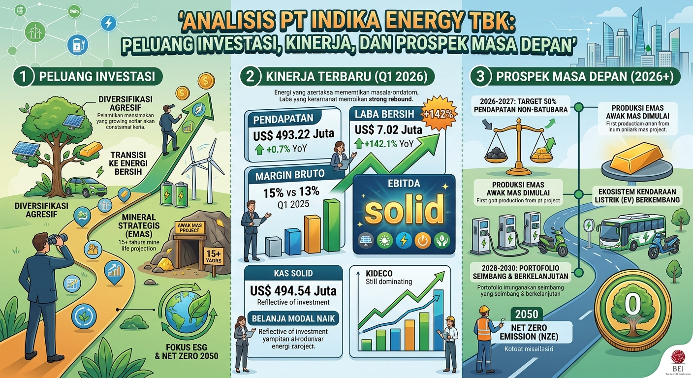Fakta Menarik PT Indika Energy Tbk: Transformasi Menuju Perusahaan Energi Berkelanjutan