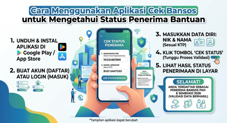 Cara Menggunakan Aplikasi Cek Bansos untuk Mengetahui Status Penerima Bantuan