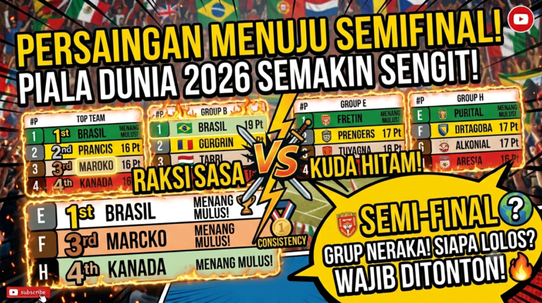 Persaingan Menuju Semifinal Piala Dunia 2026 Semakin Sengit: Siapa Saja yang Siap Mengguncang Panggung Utama?