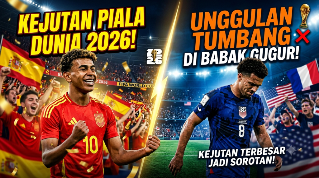 Sorotan Babak Gugur Piala Dunia 2026 yang Penuh Kejutan