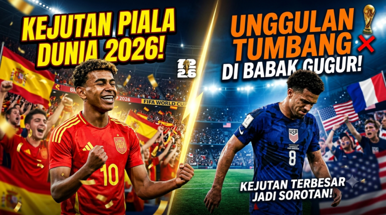 Sorotan Babak Gugur Piala Dunia 2026 yang Penuh Kejutan