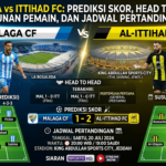 Malaga vs Ittihad FC: Prediksi Skor, Head to Head, Susunan Pemain, dan Jadwal Pertandingan