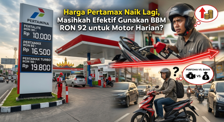 Harga Pertamax Naik Lagi, Masihkah Efektif Gunakan BBM RON 92 untuk Motor Harian?