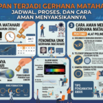Kapan Terjadi Gerhana Matahari? Jadwal, Proses, dan Cara Aman Menyaksikannya