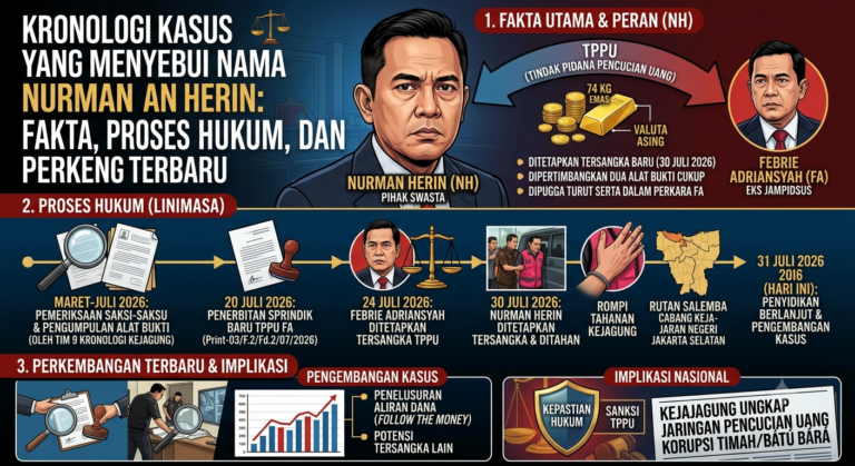 Kronologi Kasus yang Menyebut Nama Nurman Herin: Fakta, Proses Hukum, dan Perkembangan Terbaru