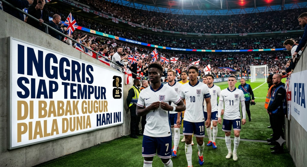 nggris Siap Tempur di Babak Gugur Piala Dunia Hari Ini