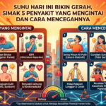 Suhu Hari Ini Bikin Gerah, Simak 5 Penyakit yang Mengintai dan Cara Mencegahnya