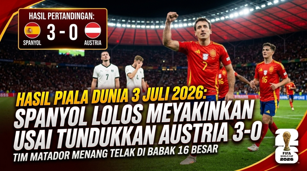 Mikel Oyarzabal Jadi Bintang Kemenangan Spanyol di Piala Dunia 2026