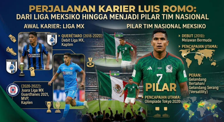 Perjalanan Karier Luis Romo: Dari Liga Meksiko hingga Menjadi Pilar Tim Nasional