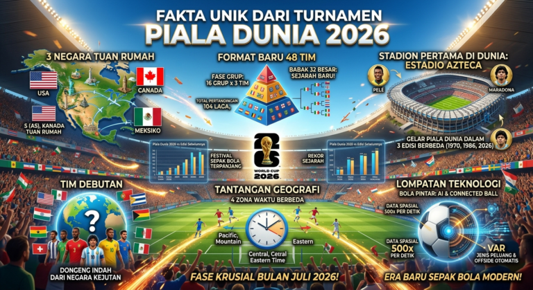 Fakta Unik dari Turnamen Piala Dunia 2026