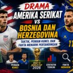 Drama Amerika Serikat vs Bosnia dan Herzegovina: Taktik, Pemain Kunci, dan Fakta Menarik Pertandingan
