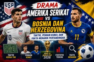 Drama Amerika Serikat vs Bosnia dan Herzegovina: Taktik, Pemain Kunci, dan Fakta Menarik Pertandingan