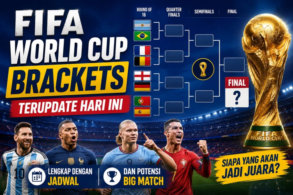 FIFA World Cup Brackets Terupdate Hari Ini Lengkap dengan Jadwal dan Potensi Big Match