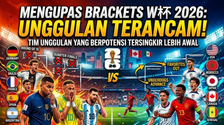 Mengupas FIFA World Cup Brackets 2026: Tim Unggulan yang Berpotensi Tersingkir Lebih Awal