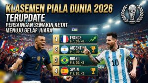 Klasemen Piala Dunia 2026 Terupdate: Persaingan Semakin Ketat Menuju Gelar Juara