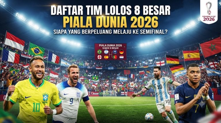 Daftar Tim Lolos 8 Besar Piala Dunia 2026: Siapa yang Berpeluang Melaju ke Semifinal?