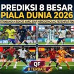 Prediksi 8 Besar Piala Dunia 2026: Pertandingan Sengit yang Siap Mengguncang Perempat Final