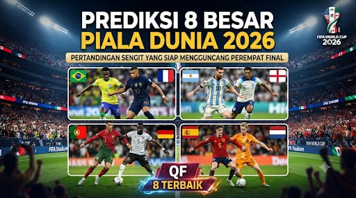 Prediksi 8 Besar Piala Dunia 2026: Pertandingan Sengit yang Siap Mengguncang Perempat Final