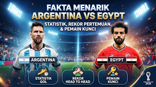 Fakta Menarik Argentina vs Egypt: Statistik, Rekor Pertemuan, dan Pemain Kunci