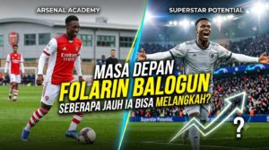 buatkan thumbnail artikel dengan judul/topik berikut Masa Depan Folarin Balogun: Seberapa Jauh Ia Bisa Melangkah?