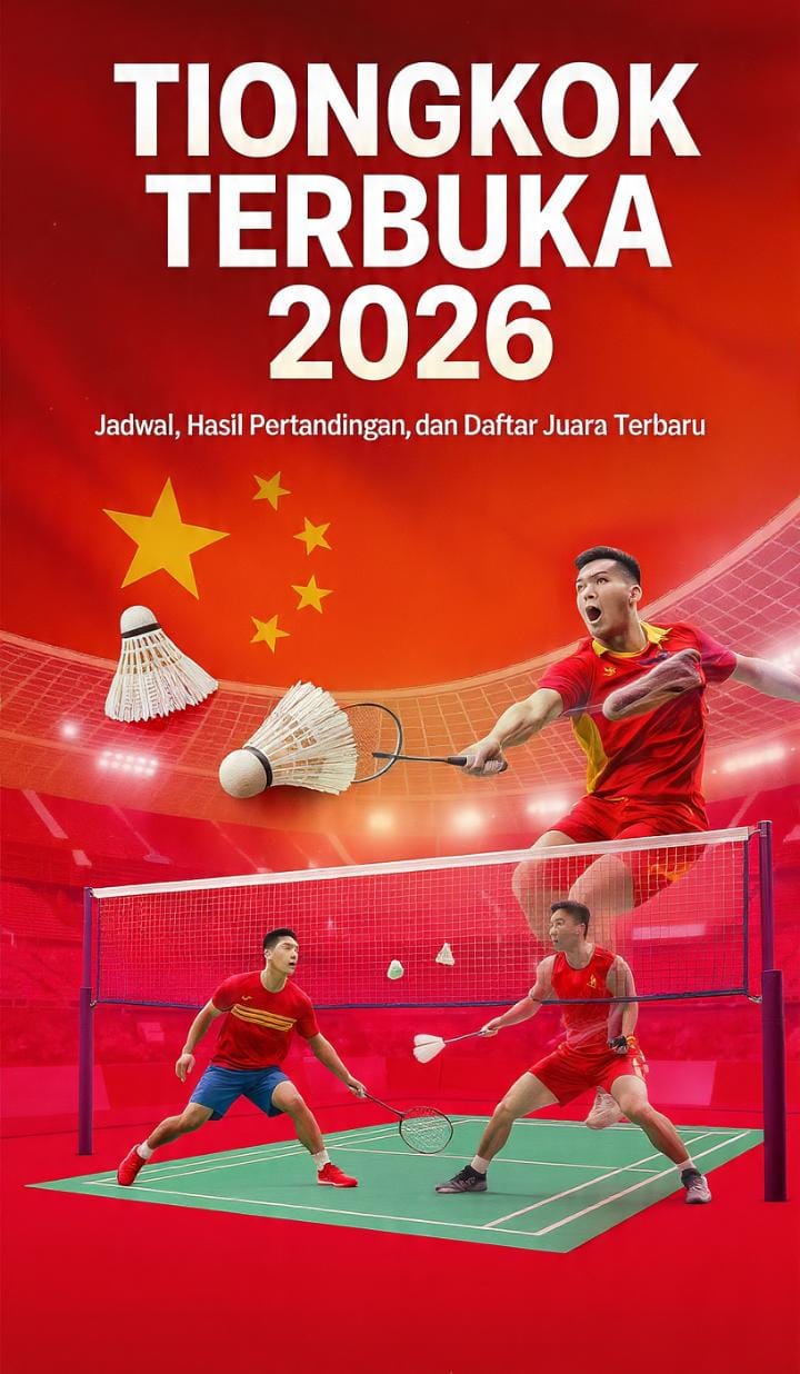 Tiongkok Terbuka 2026: Jadwal, Hasil Pertandingan, dan Daftar Juara Terbaru