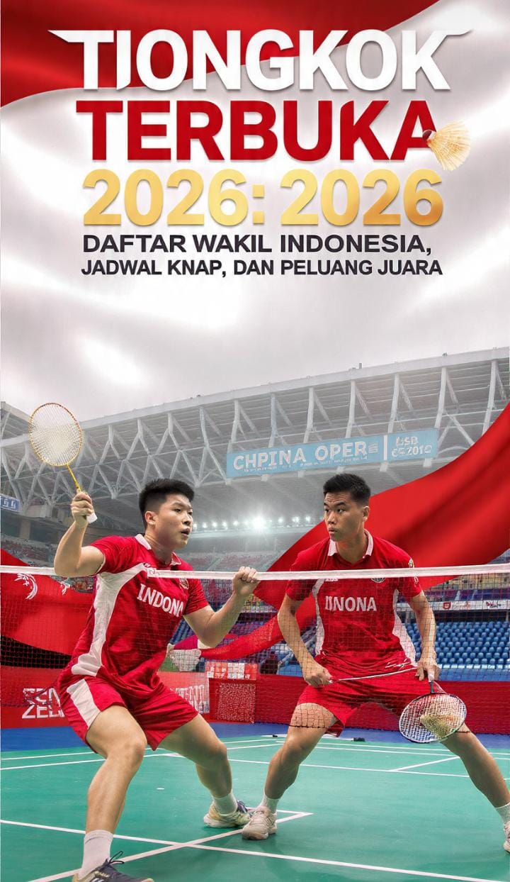 Tiongkok Terbuka 2026: Daftar Wakil Indonesia, Jadwal Lengkap, dan Peluang Juara