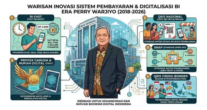 Mengenal Dedikasi Perry Warjiyo dalam Mendorong Revolusi Digitalisasi QRIS di Indonesia
