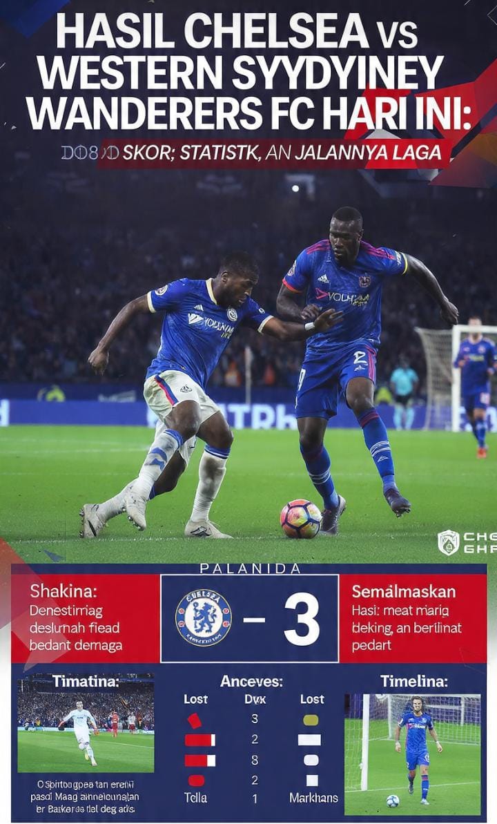 Hasil Chelsea vs Western Sydney Wanderers FC Hari Ini: Skor, Statistik, dan Jalannya Laga