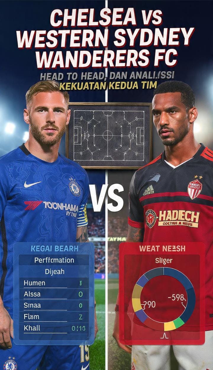 Chelsea vs Western Sydney Wanderers FC: Head to Head, Prediksi, dan Analisis Kekuatan Kedua Tim