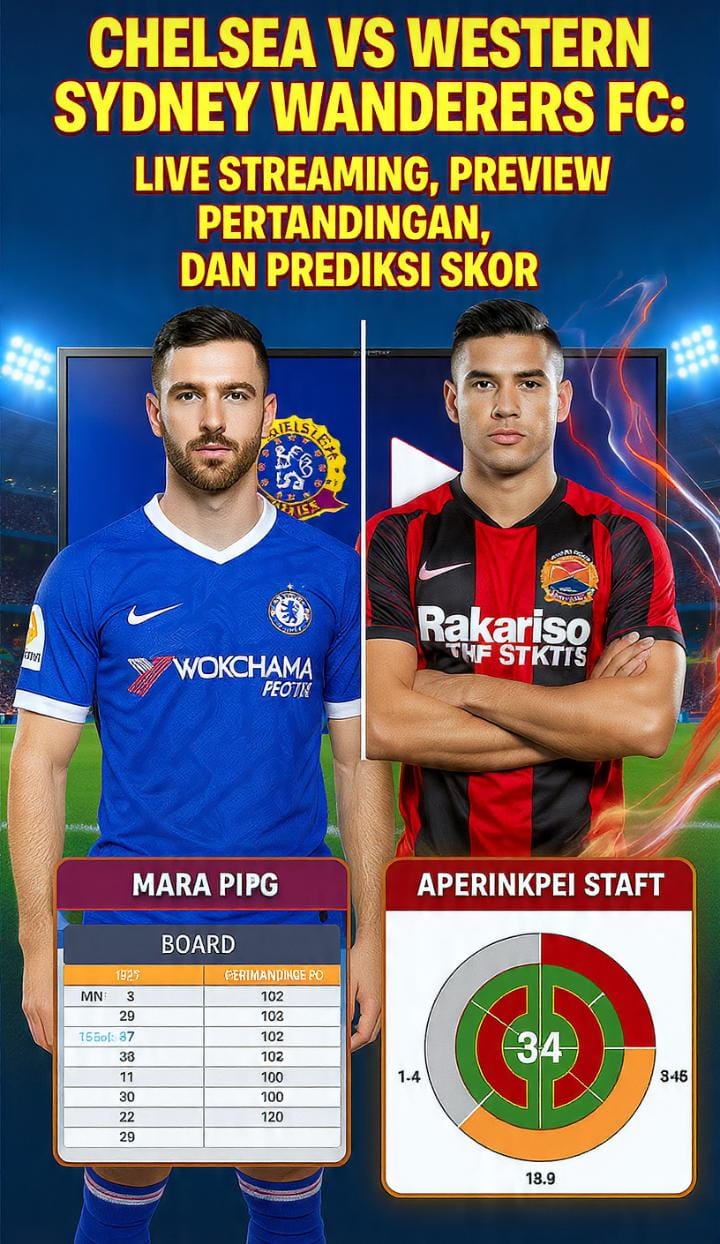 Chelsea vs Western Sydney Wanderers FC: Live Streaming, Preview Pertandingan, dan Prediksi Skor
