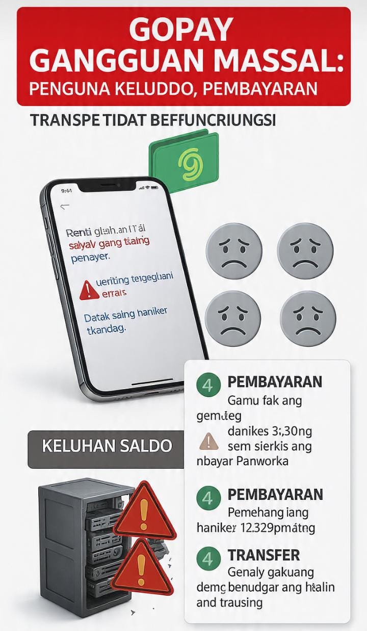 GoPay Gangguan Massal: Pengguna Keluhkan Saldo, Pembayaran, dan Transfer Tidak Berfungsi