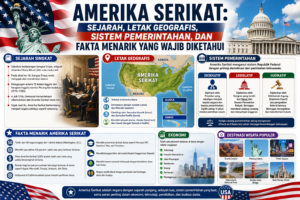 Amerika Serikat: Sejarah, Letak Geografis, Sistem Pemerintahan, dan Fakta Menarik yang Wajib Diketahui