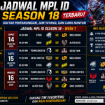 Jadwal MPL ID Season 18 Terbaru: Daftar Pertandingan, Jam Tayang, dan Cara Nonton