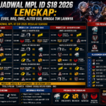 Jadwal MPL ID S18 2026 Lengkap: EVOS, RRQ, ONIC, Alter Ego, hingga Tim Lainnya