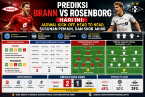 Prediksi Brann vs Rosenborg Hari Ini: Jadwal Kick-off, Head to Head, Susunan Pemain, dan Skor Akhir