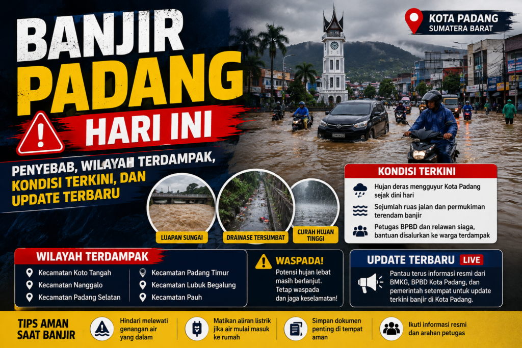 Banjir Padang Hari Ini: Penyebab, Wilayah Terdampak, Kondisi Terkini, dan Update Terbaru