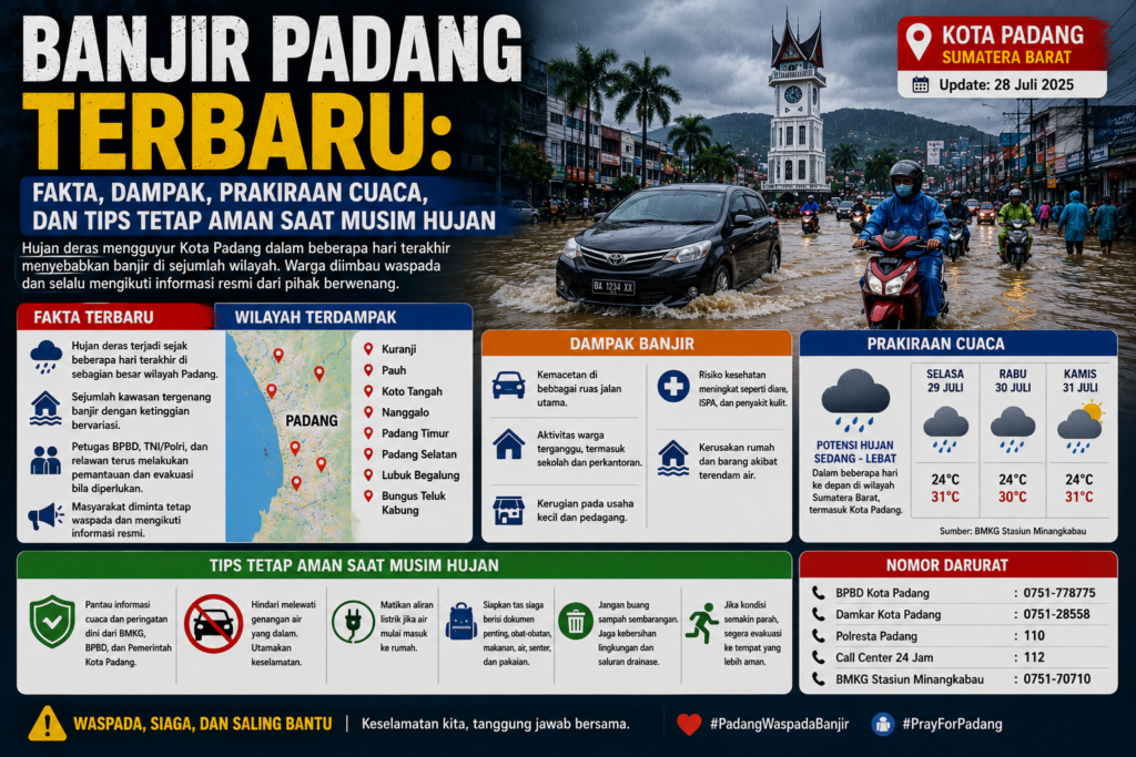 Banjir Padang Terbaru: Fakta, Dampak, Prakiraan Cuaca, dan Tips Tetap Aman Saat Musim Hujan