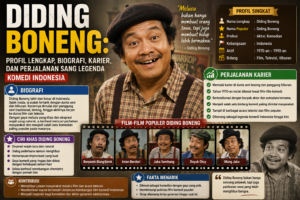 Diding Boneng: Profil Lengkap, Biografi, Karier, dan Perjalanan Sang Legenda Komedi Indonesia