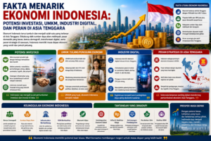 Fakta Menarik Ekonomi Indonesia: Potensi Investasi, UMKM, Industri Digital, dan Peran di Asia Tenggara