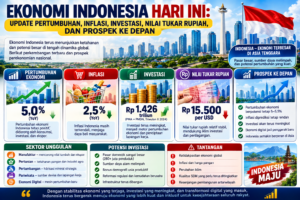 Ekonomi Indonesia Hari Ini: Update Pertumbuhan, Inflasi, Investasi, Nilai Tukar Rupiah, dan Prospek ke Depan