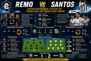 Remo vs Santos: Preview Pertandingan, Statistik Tim, Pemain Kunci, dan Prediksi Skor Terbaru
