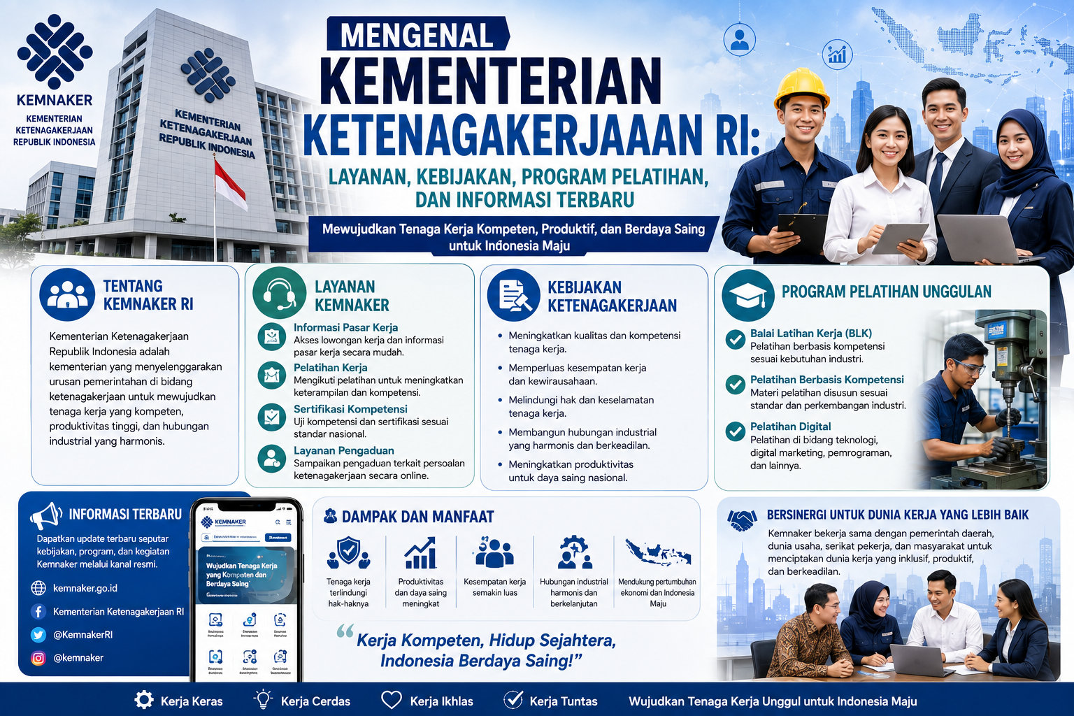 Mengenal Kementerian Ketenagakerjaan RI: Layanan, Kebijakan, Program Pelatihan, dan Informasi Terbaru