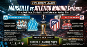 Marseille vs Atlético Madrid Terbaru: Prediksi Skor, Statistik, dan Kekuatan Kedua Tim
