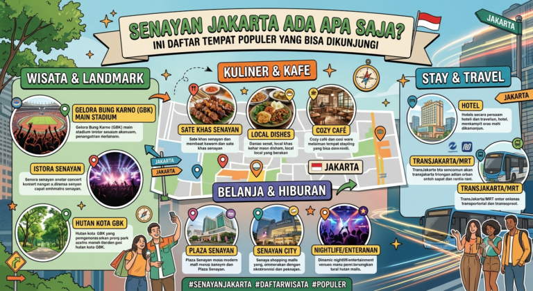 Senayan Jakarta Ada Apa Saja? Ini Daftar Tempat Populer yang Bisa Dikunjungi