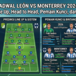 Jadwal León vs Monterrey 2026: Prediksi Line Up, Head to Head, Pemain Kunci, dan Skor Akhir