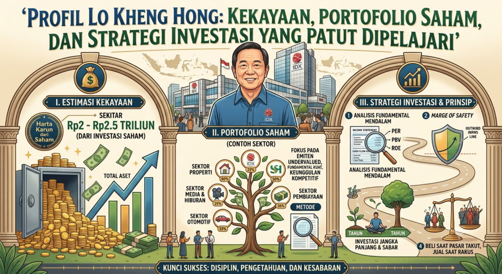 Profil Lo Kheng Hong: Kekayaan, Portofolio Saham, dan Strategi Investasi yang Patut Dipelajari