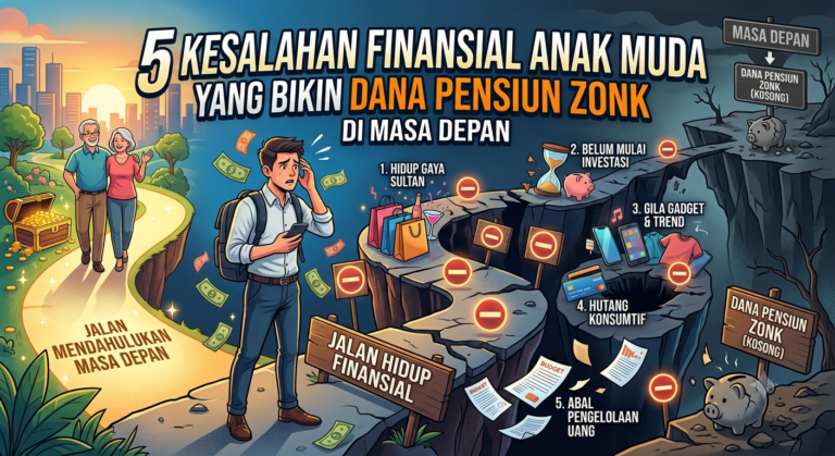 5 Kesalahan Finansial Anak Muda yang Bikin Dana Pensiun Zonk di Masa Depan