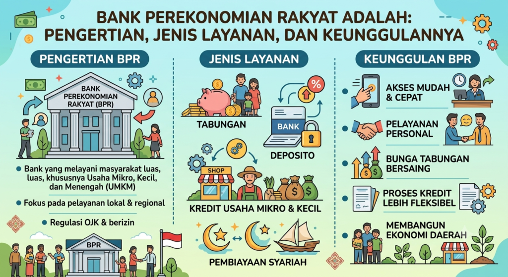 Bank Perekonomian Rakyat Adalah: Pengertian, Jenis Layanan, dan Keunggulannya