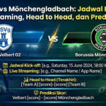 l Velbert vs Mönchengladbach: Jadwal Kick-off, Live Streaming, Head to Head, dan Prediksi Skor