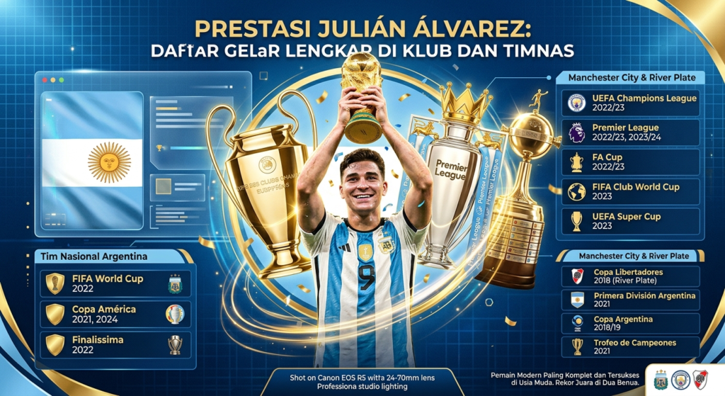 Prestasi Julián Álvarez: Daftar Gelar Lengkap di Klub dan Timnas